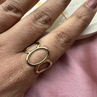 Adjustable Circles Ring