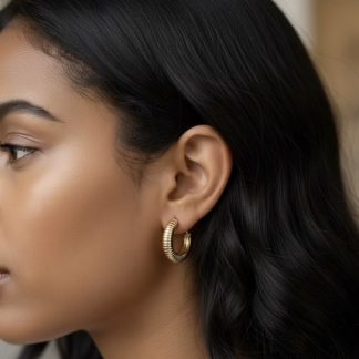 Lara bali hoop Earrings