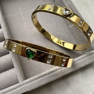 Stoned Heart Bracelets