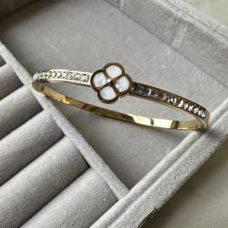White Flower Bracelet