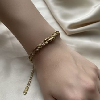 Layered Rope Chain Bracelet
