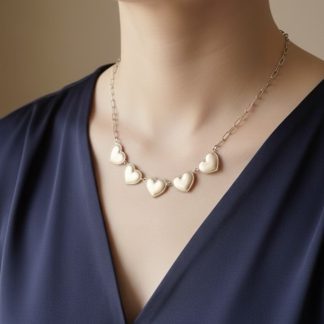 5 Hearts Necklace