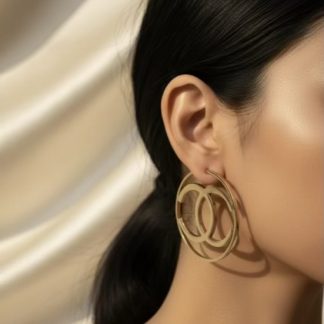 Tanya Hoops Earrings