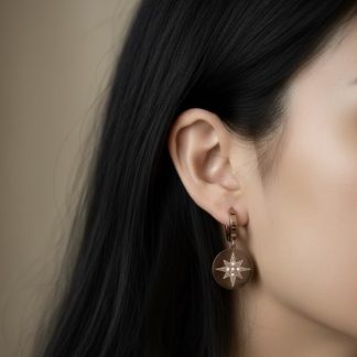 Star Huggies Earrings