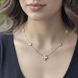 Grace Stoned Necklace