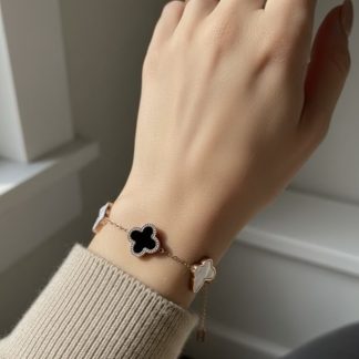 Butterfly Flower chain bracelet