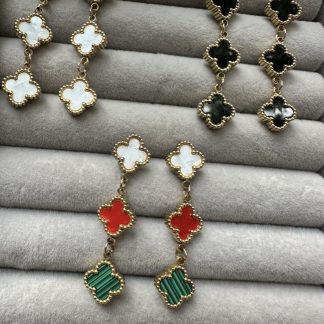 Triple flower earrings