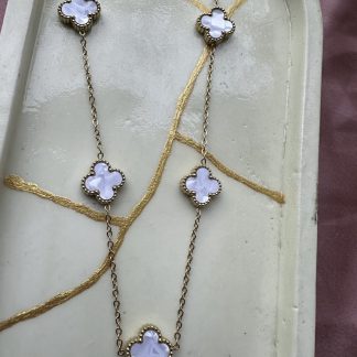 White Flower Necklace