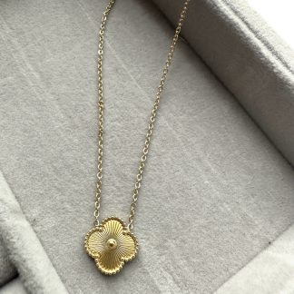 Golden Flower Pendant