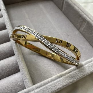 Cross Studded Roman Bracelet (SMALL SIZE)