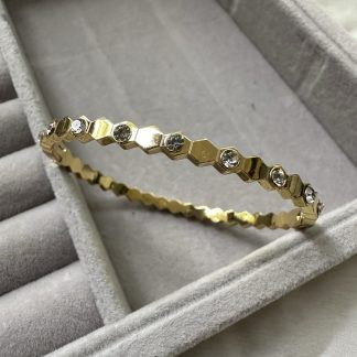 Honeycomb Stone Bracelet (SMALL SIZE)