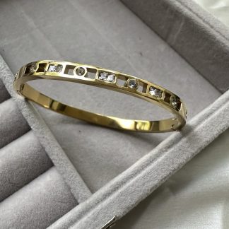 Circle Square Stones Bracelet (SMALL SIZE)
