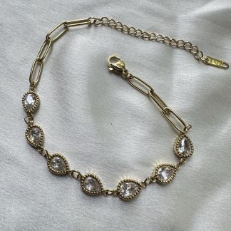 Teardrop Chain Bracelet
