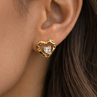 Heart Studs Earrings