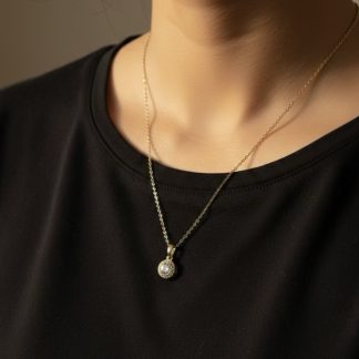 Small Circle Necklace