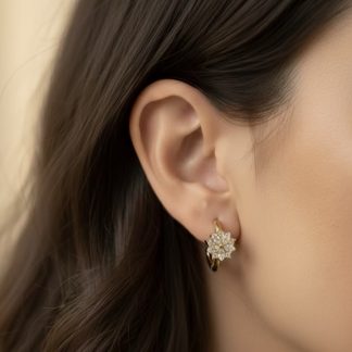 Flower Bali Earrings