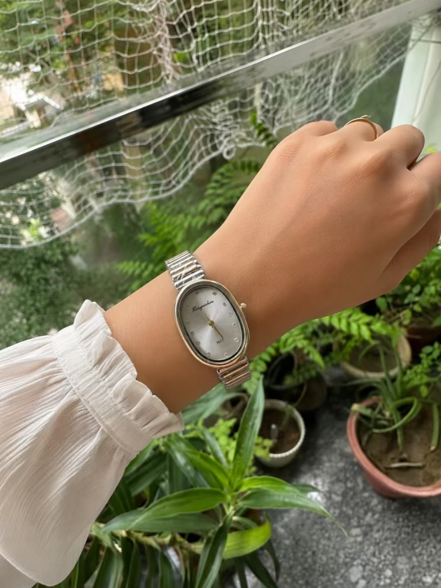 White Dual Tone Jane Watch - Image 2