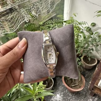 White Dual tone Olivia Watch