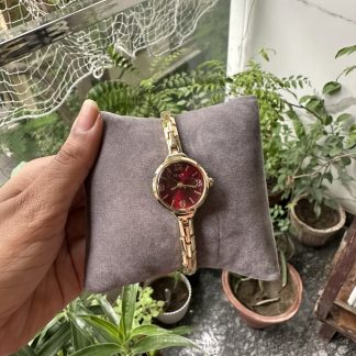 Maroon Luna Watch