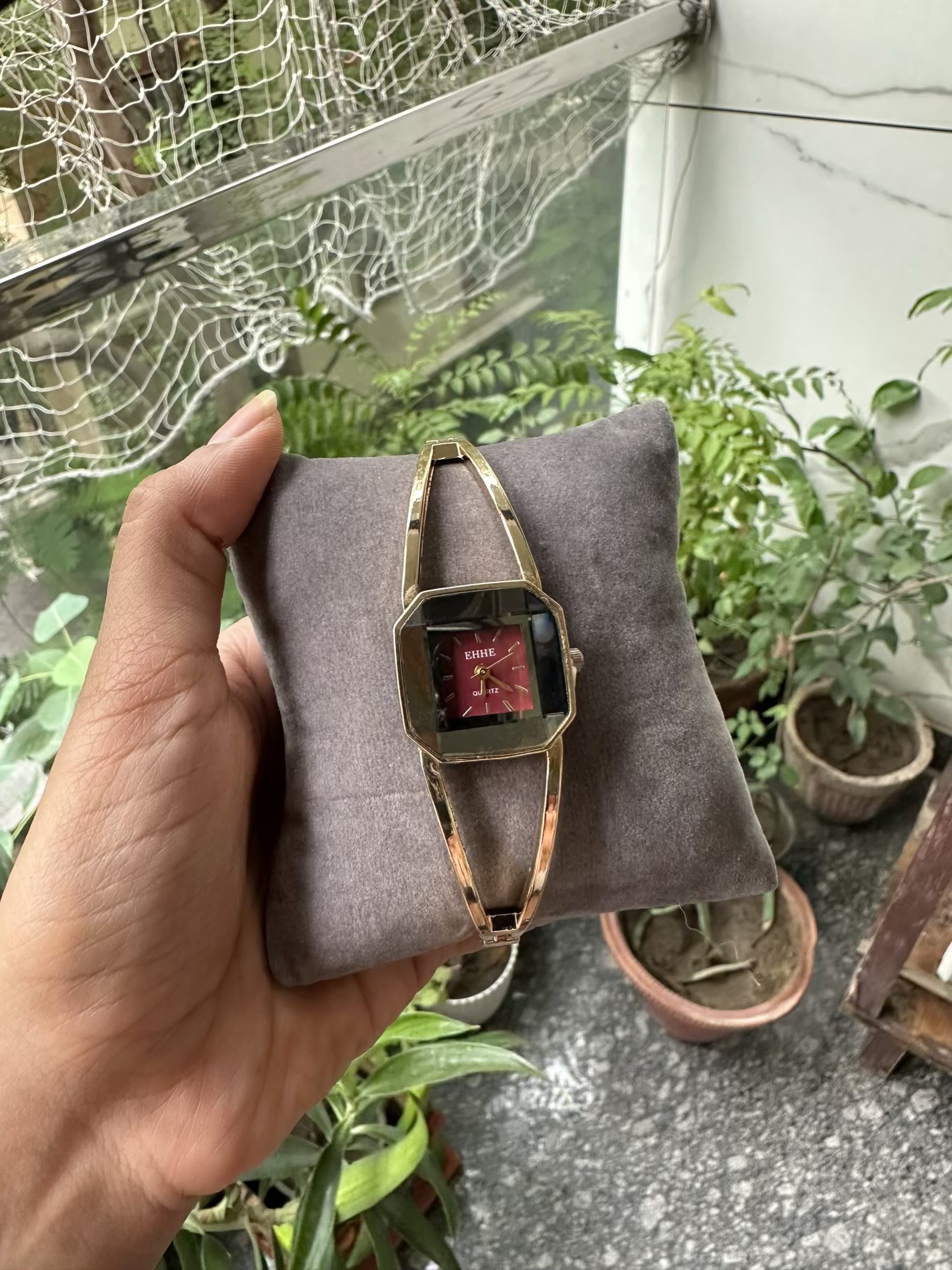 Maroon Elsie Watch