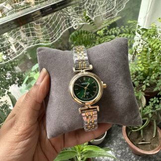 Green Dual Tone Ivy Watch