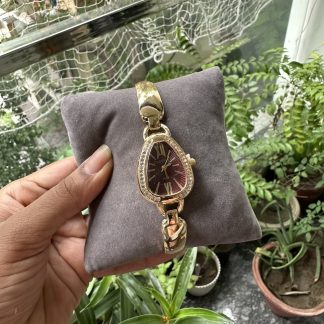 Maroon Saya Stoned Watch
